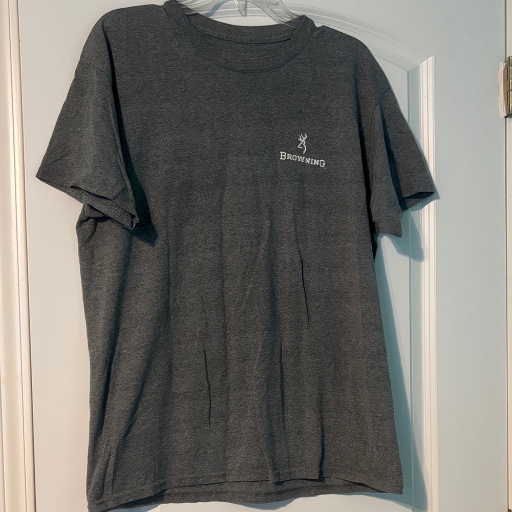 Browning Charcoal Short Sleeve Deer Graphic Hunting Tee